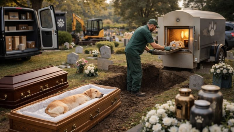 Tiago Oliva Schietti apresenta o mercado de trabalho em cemitérios e cremações para animais.